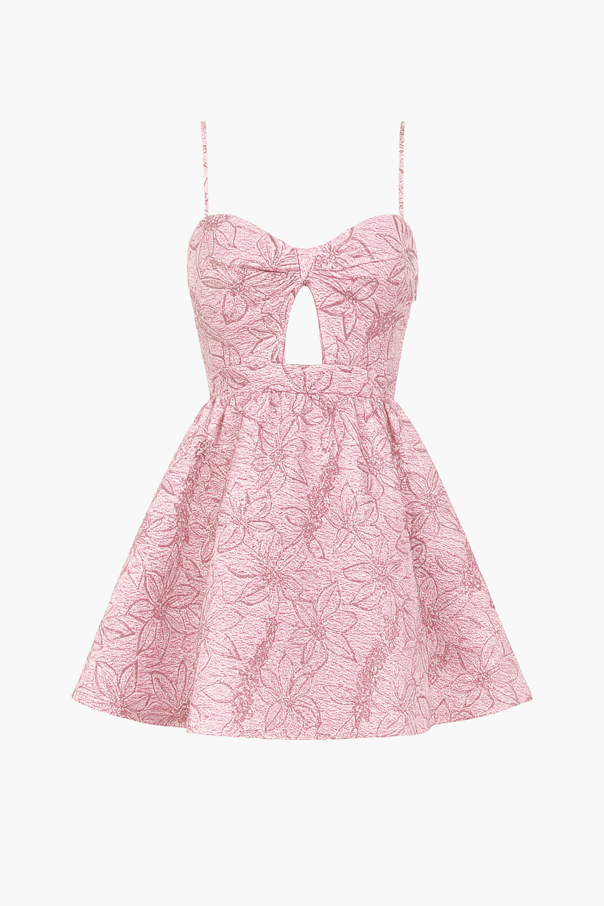 Hallie Textured Floral Mini Dress