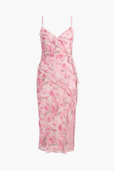 Maribelle Floral Ruffle Midi Dress