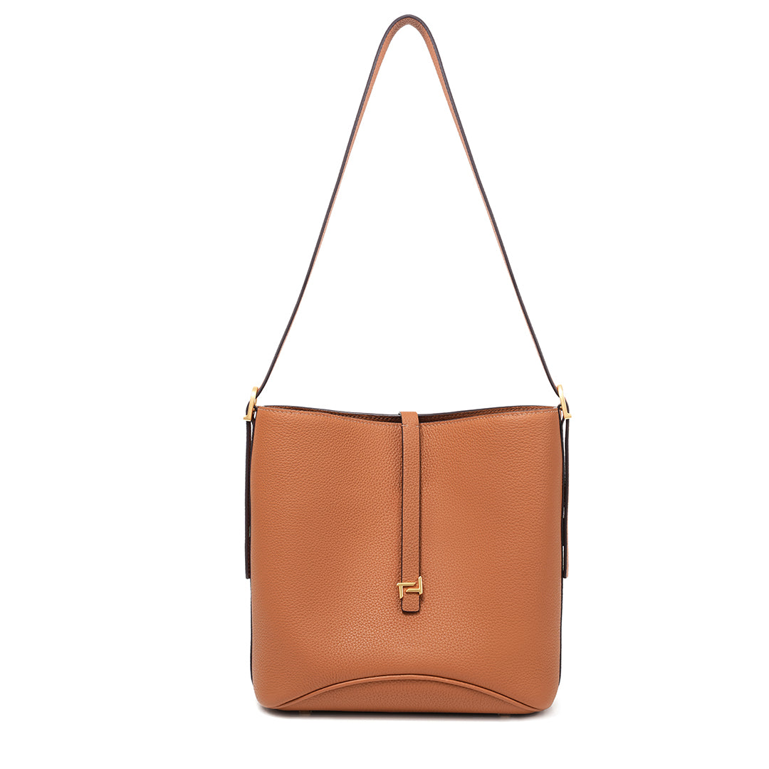Handmade Leather Bucket Bag