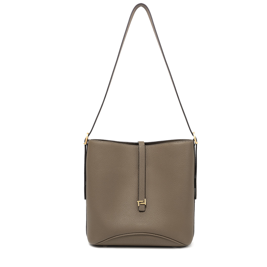 Handmade Leather Bucket Bag