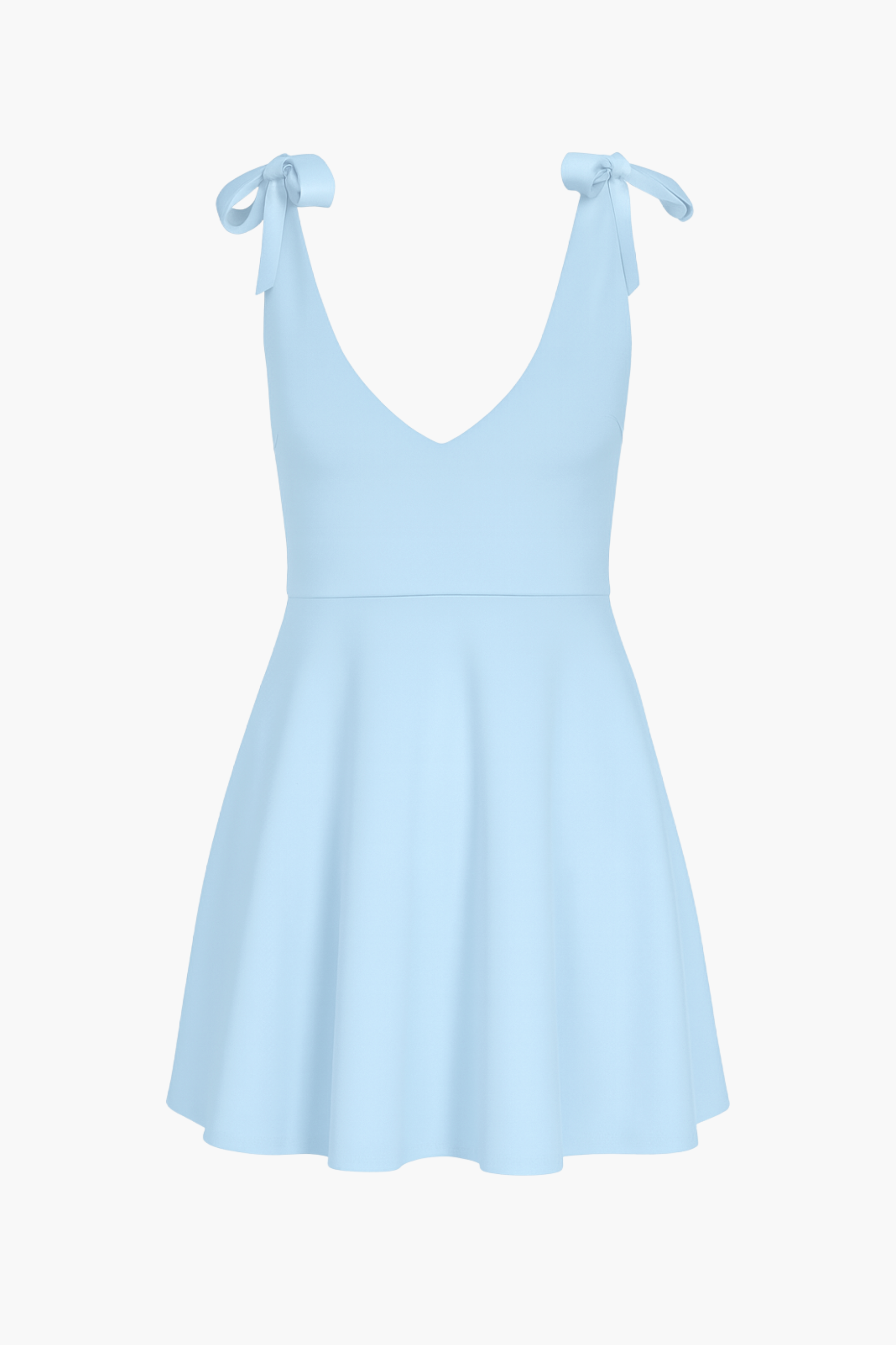 Gabriella Tie Shoulder Skater Mini Dress