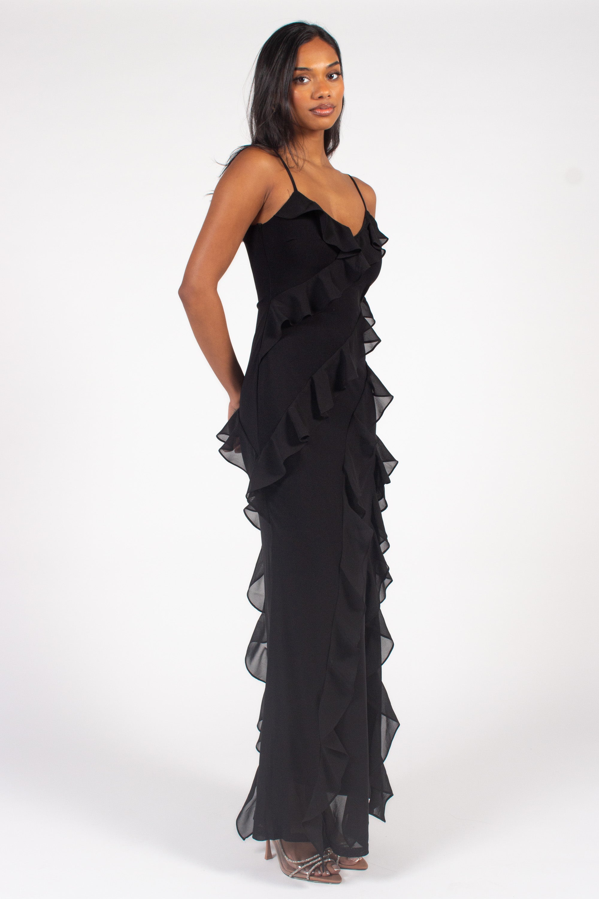 Aurora Ruffle Maxi Dress