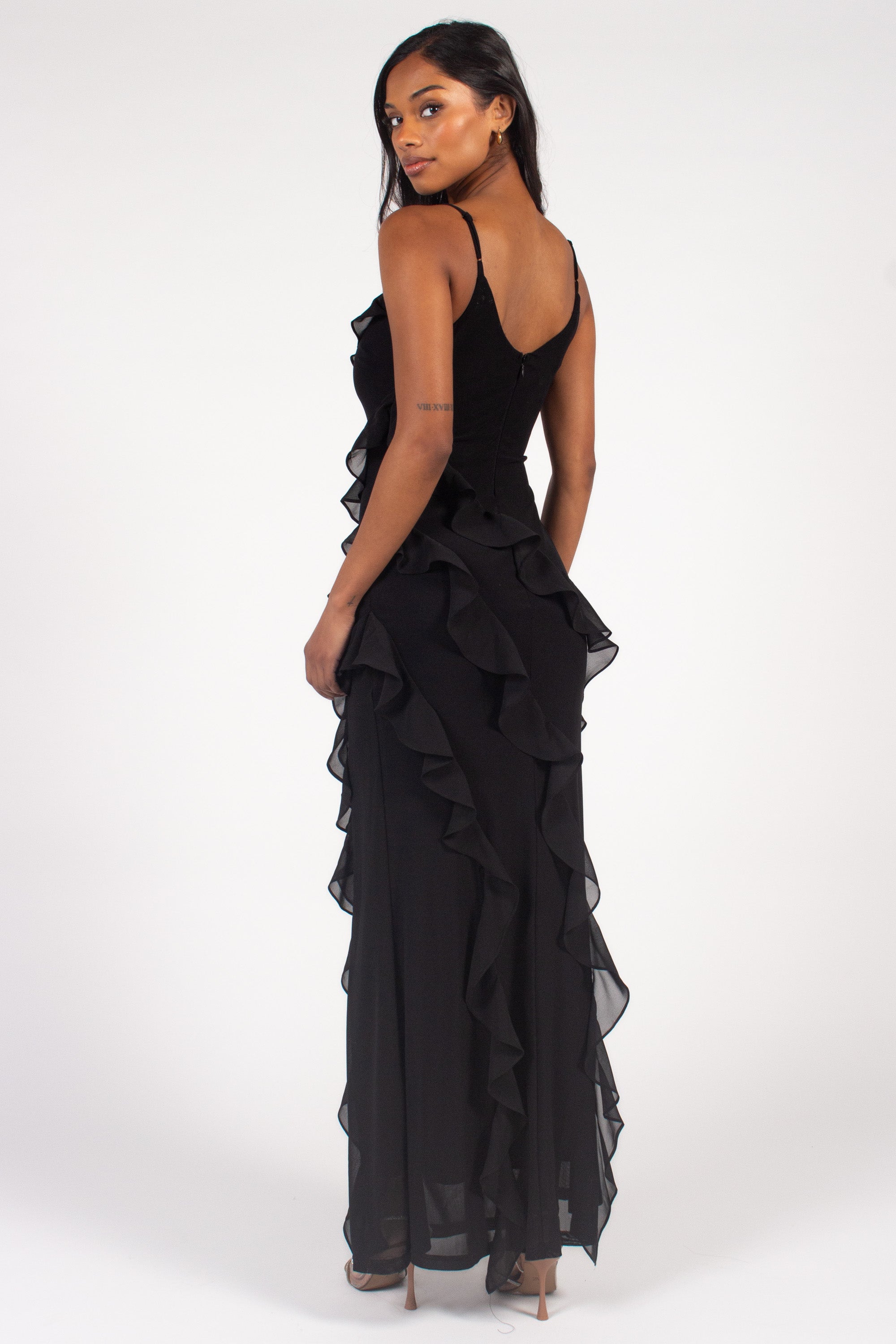 Aurora Ruffle Maxi Dress