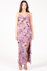 Brielle Floral Ruffle Maxi Dress