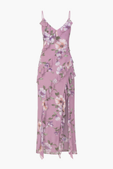 Brielle Floral Ruffle Maxi Dress