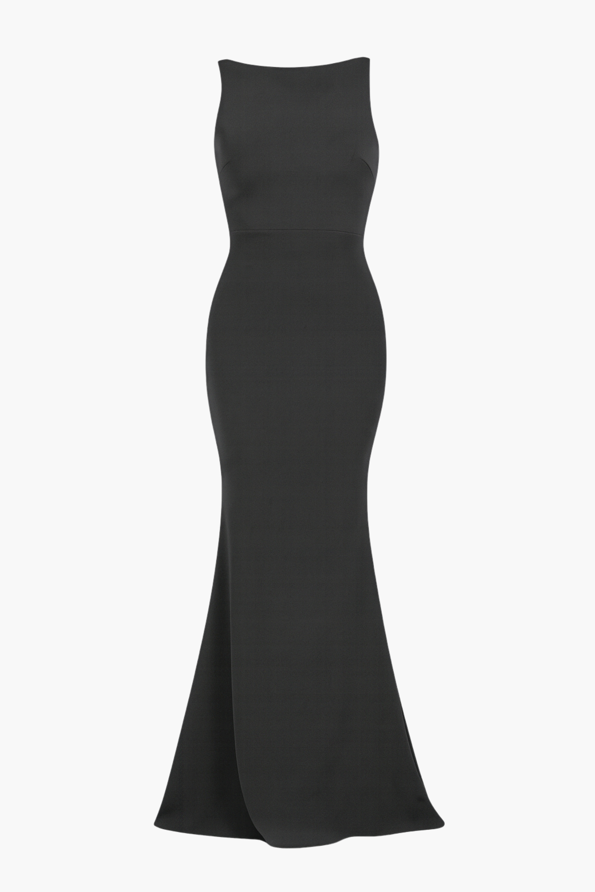 Posh Open Bow Back Mermaid Gown