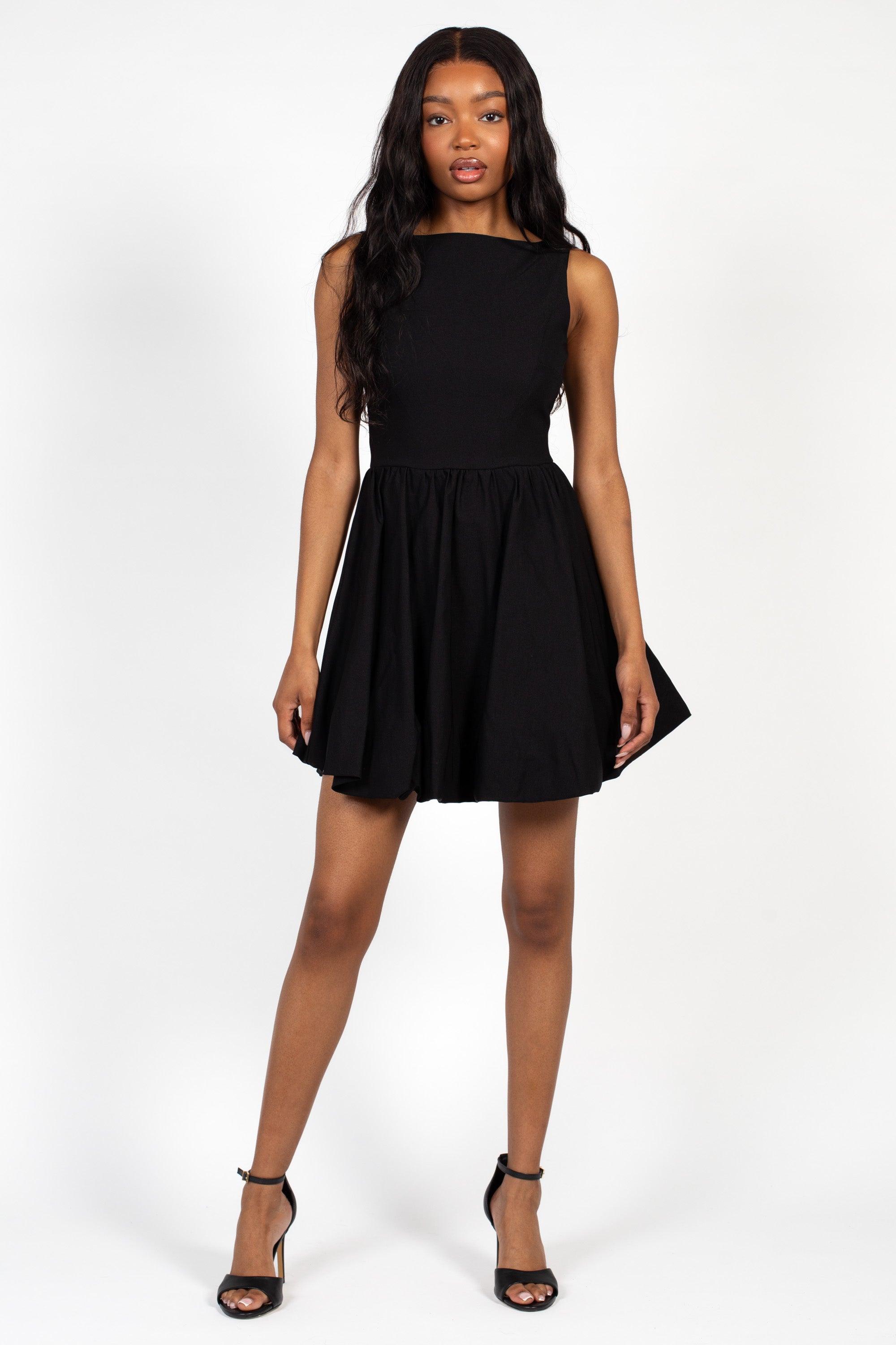 Winona Bubble Hem Mini Dress