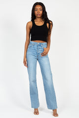 C'est Moi Bamboo Crop Tank Top