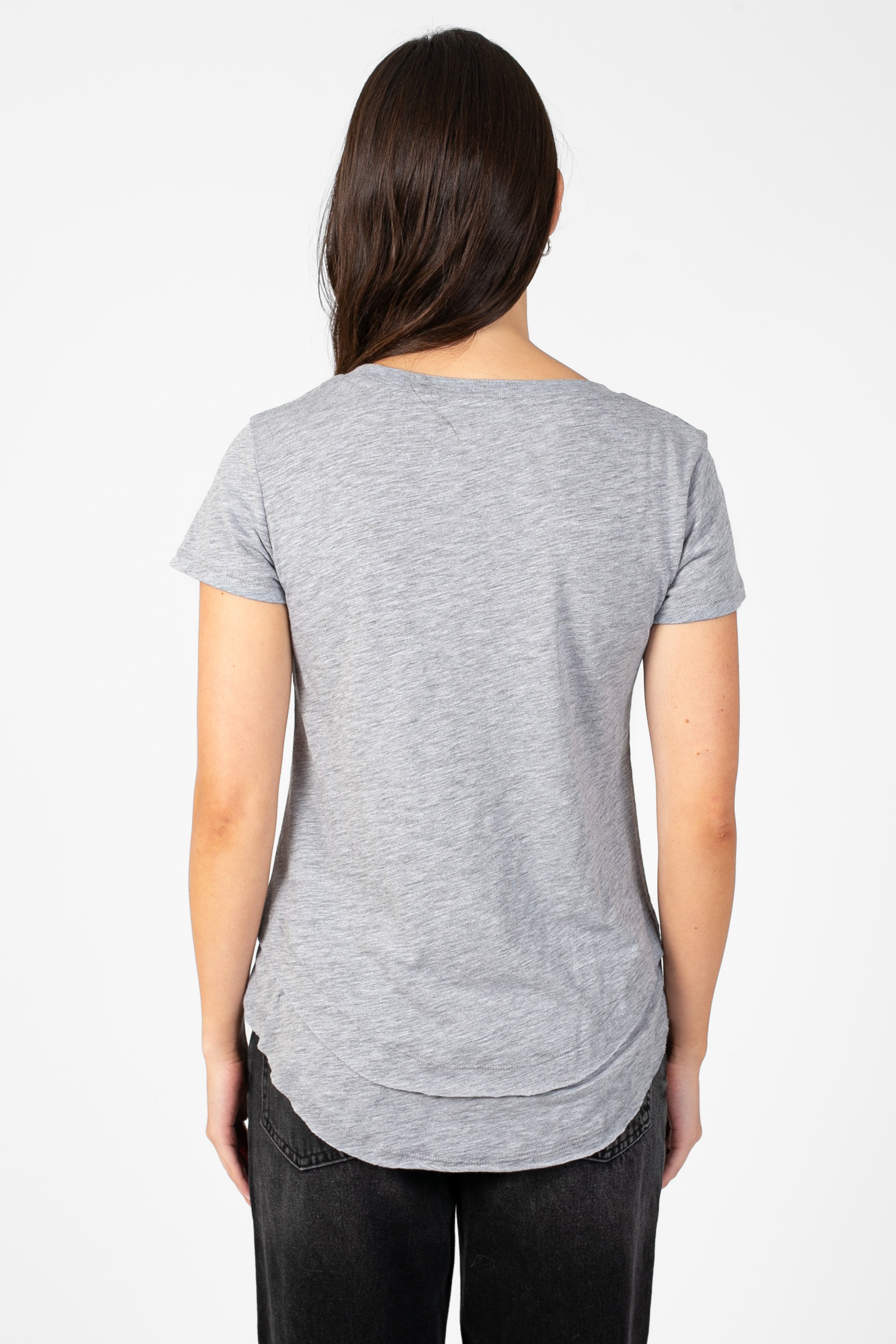 Ava V-Neck Mock Layer T-Shirt