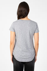 Ava V-Neck Mock Layer T-Shirt