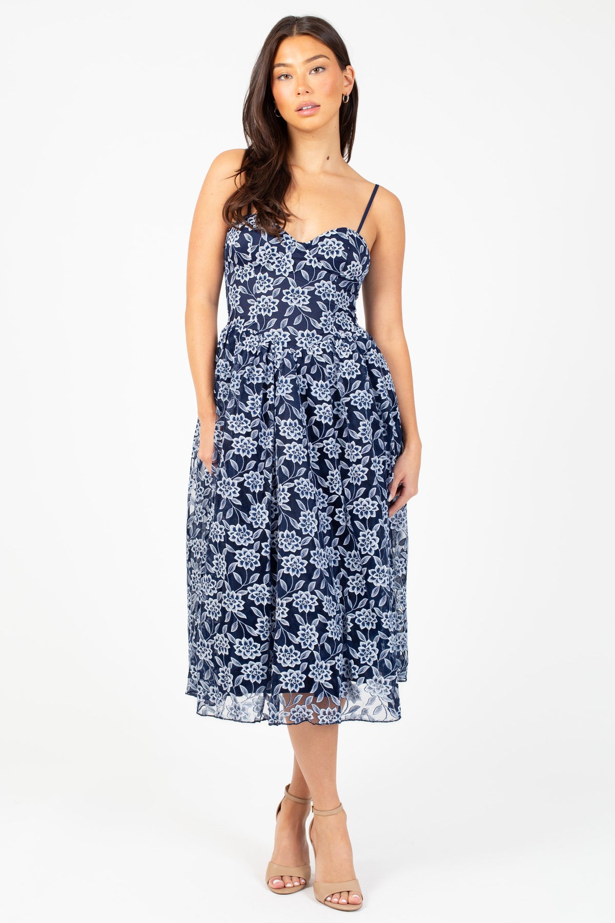 Diana Floral Lace Maxi Dress