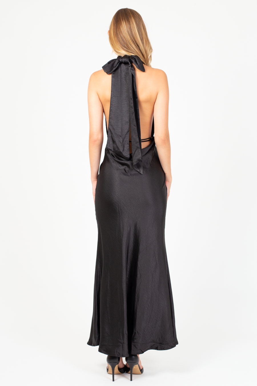 Serenity Halter Neck Maxi Dress