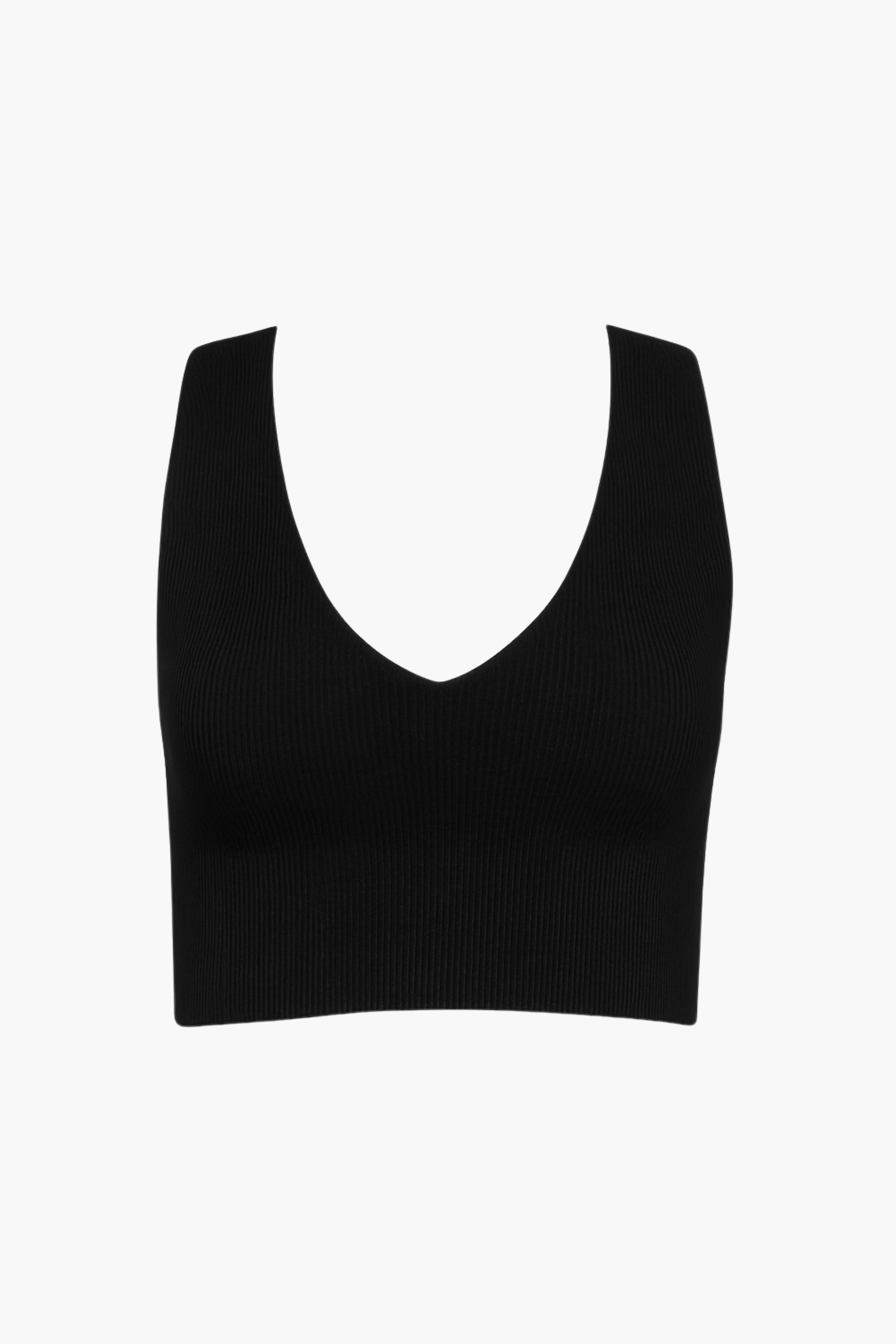 Nikibiki Ribbed Deep V Tank Top