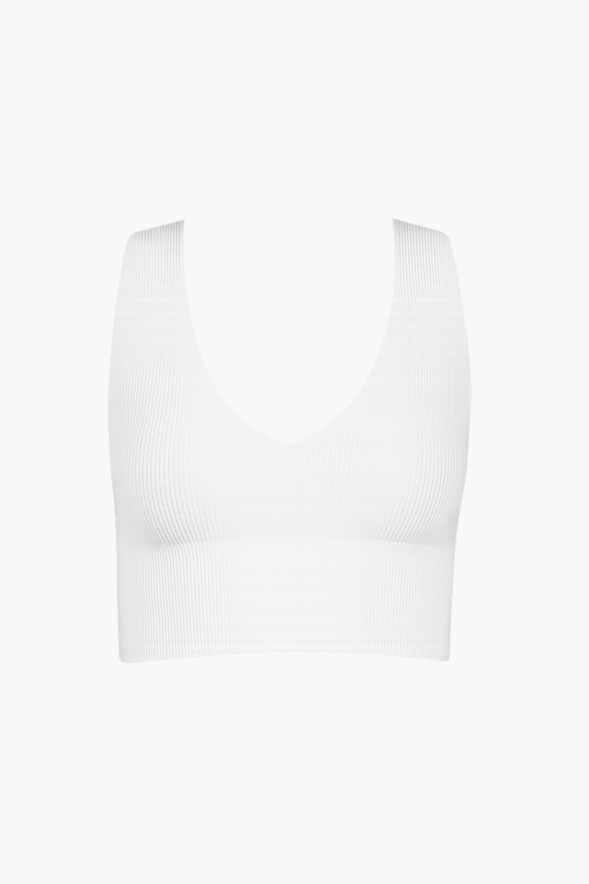 Nikibiki Ribbed Deep V Tank Top