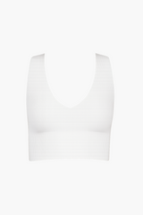 Nikibiki Ribbed Deep V Tank Top