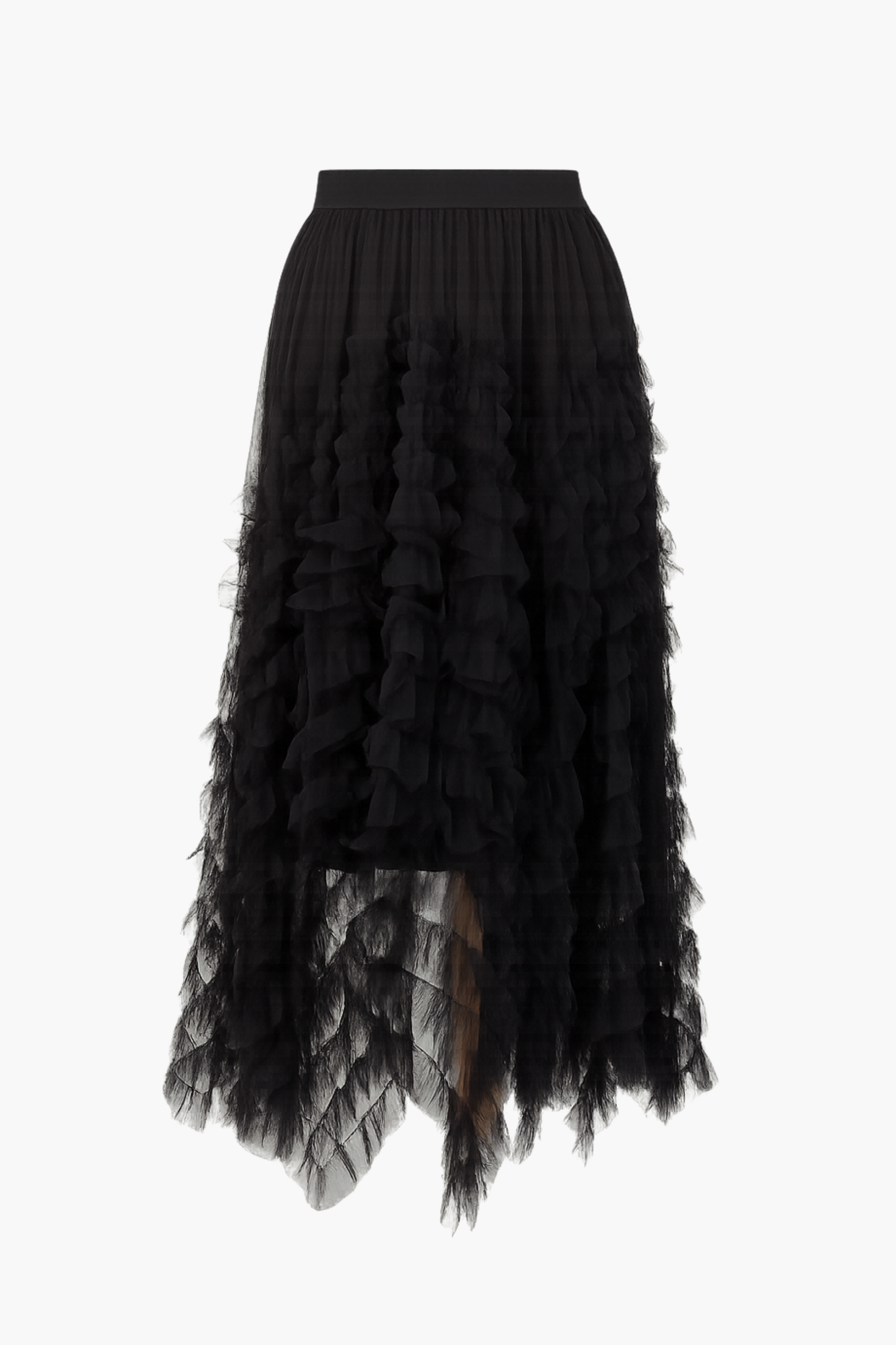 Robin Ruffle Tulle Midi Skirt