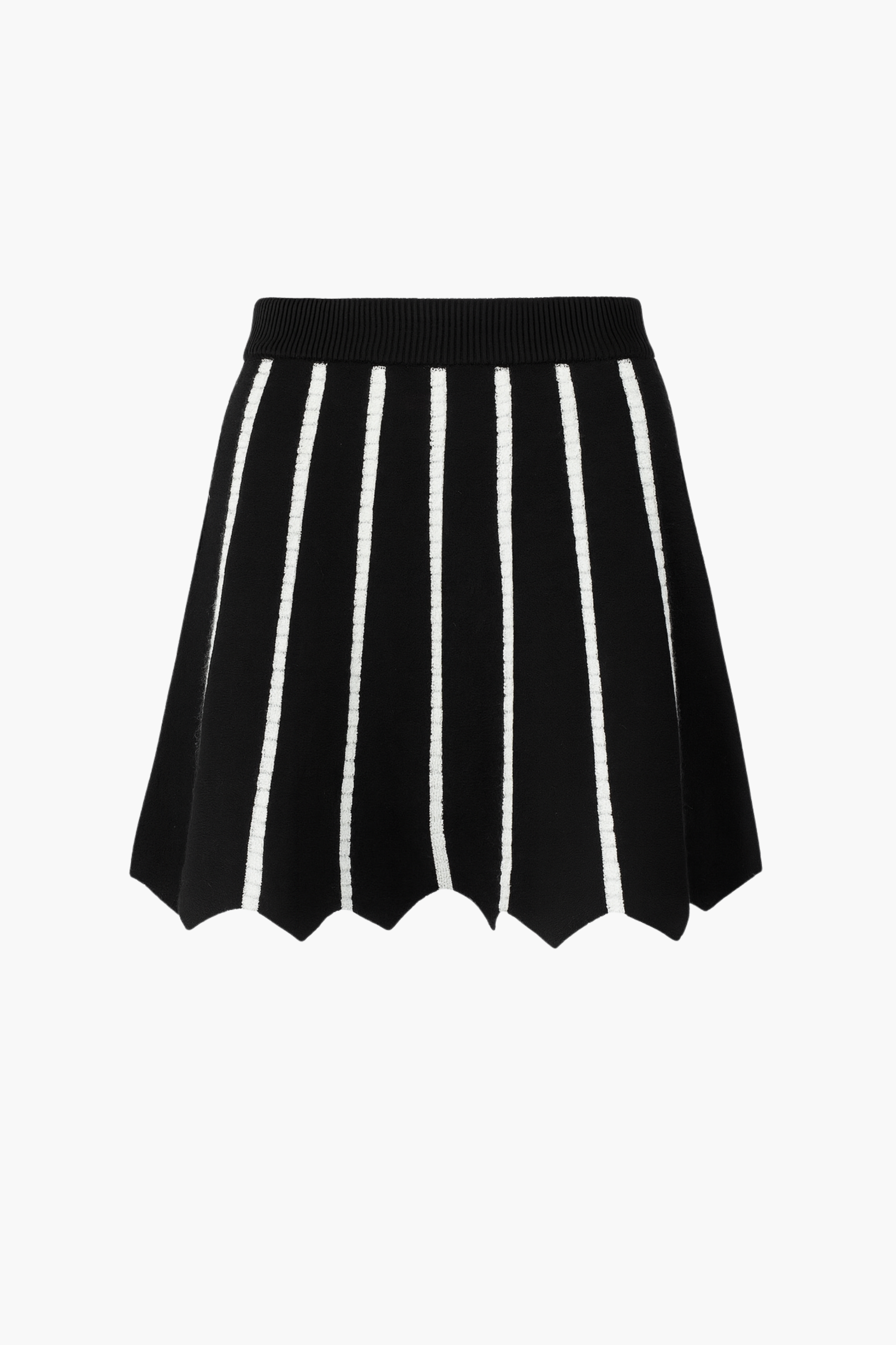 Elsie Striped Knit Mini Skirt