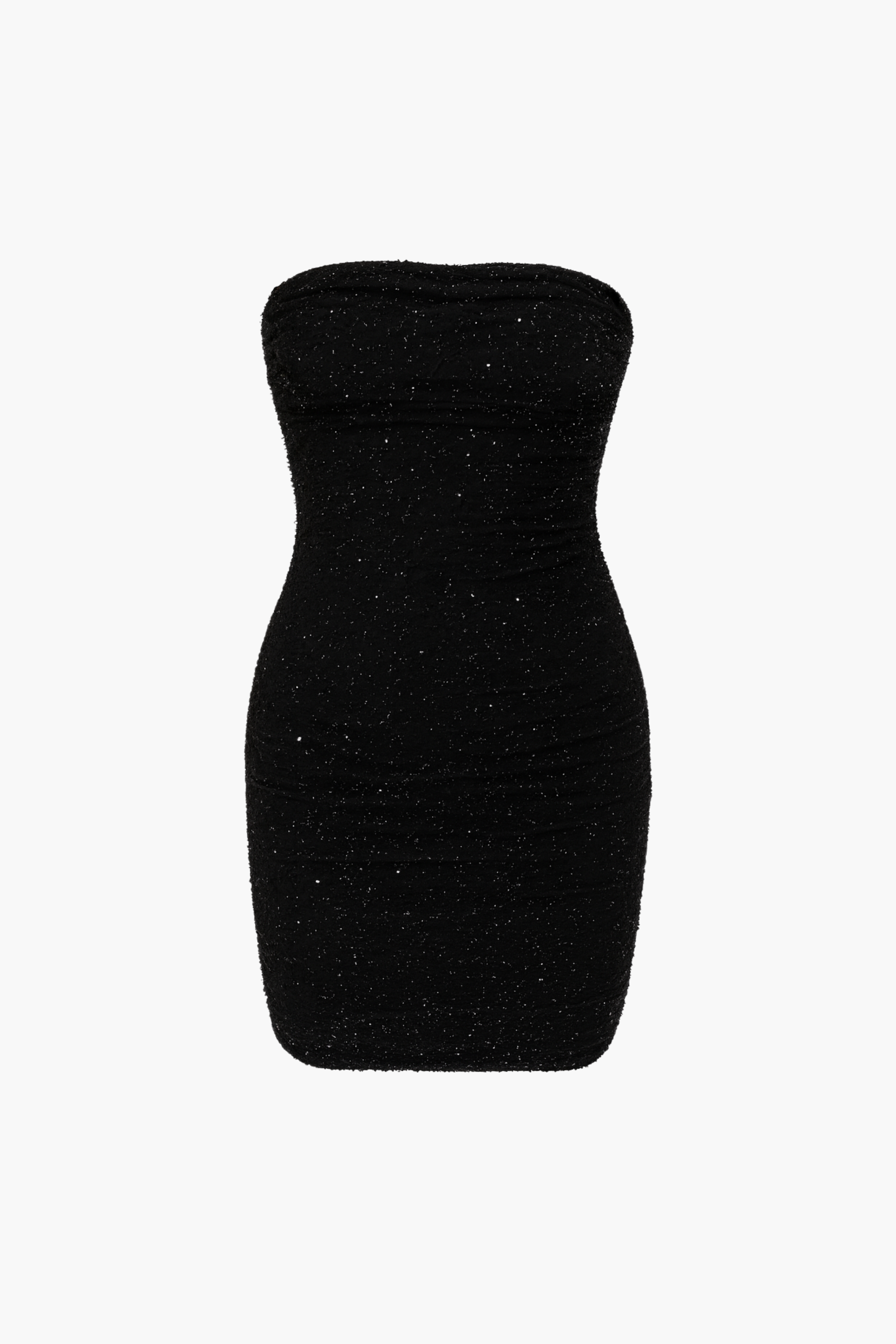 Fame Monster Mesh Beaded Mini Dress