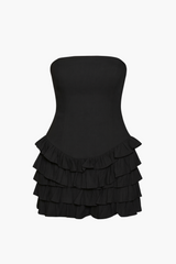 Enigma Ruffle Mini Dress
