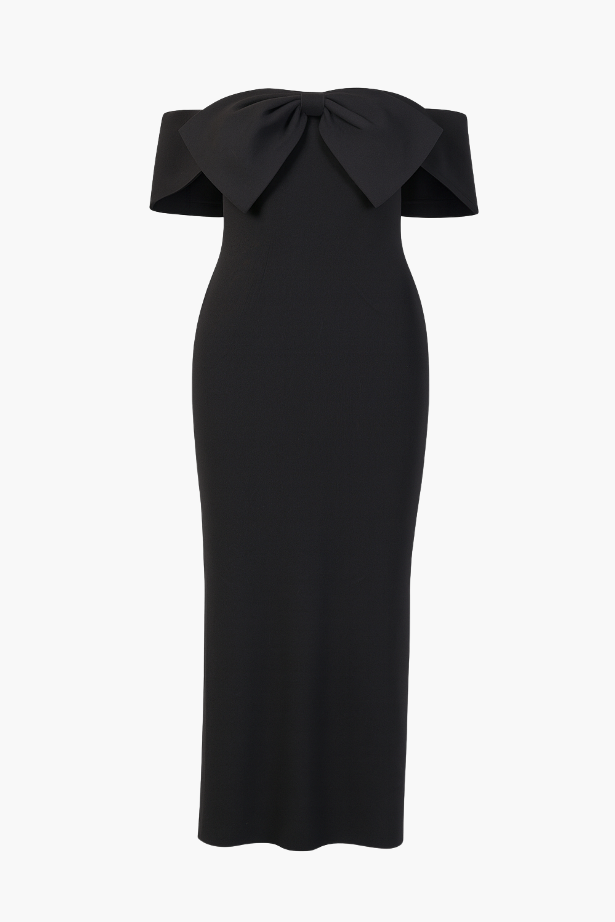 Xanthe Bow Detail Midi Dress