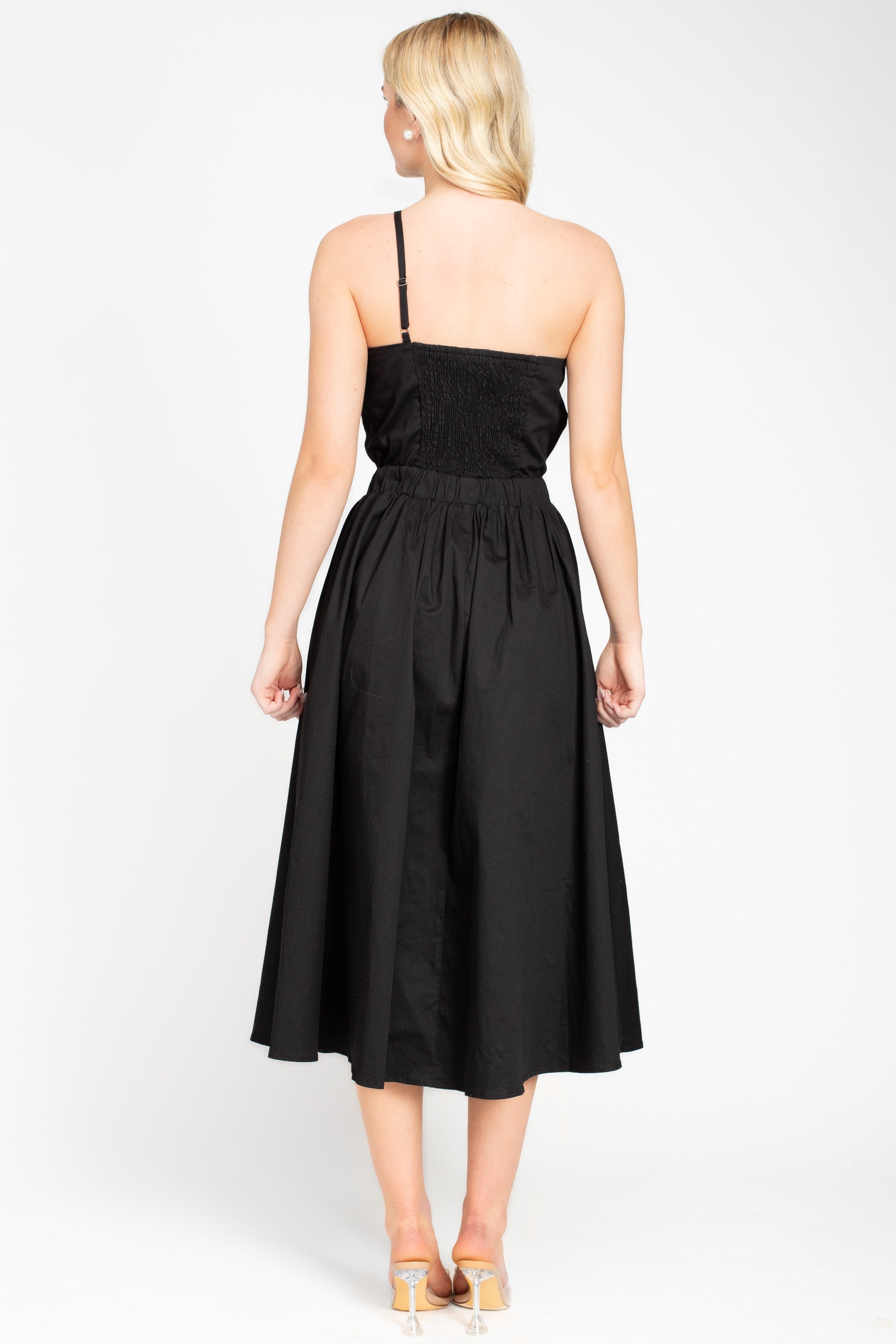 Odette Knot Twist Midi Dress