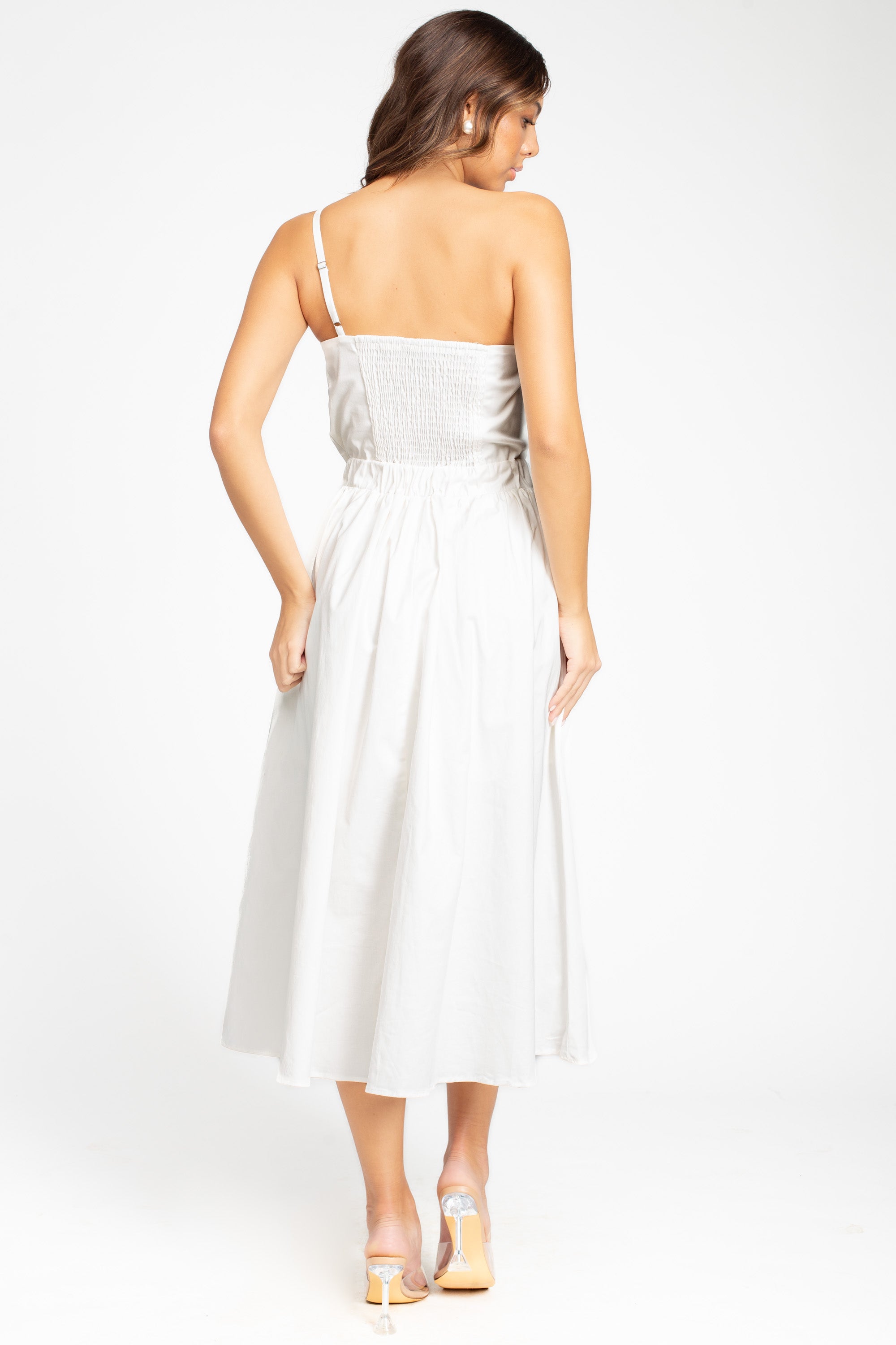 Odette Knot Twist Midi Dress