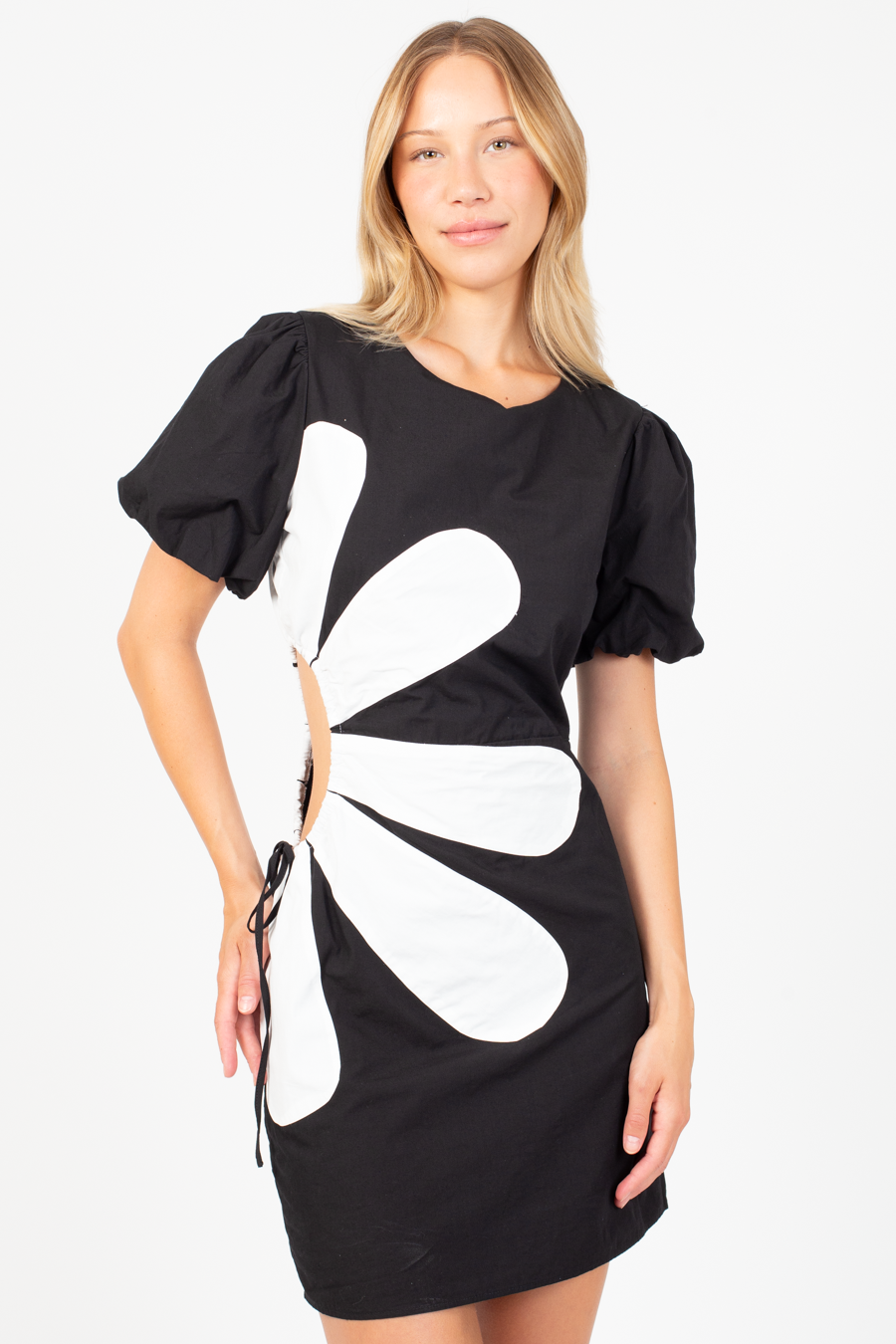 Daisy Bloom Cut Out Mini Dress