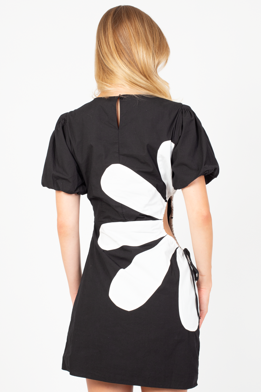 Daisy Bloom Cut Out Mini Dress