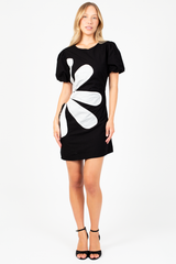 Daisy Bloom Cut Out Mini Dress