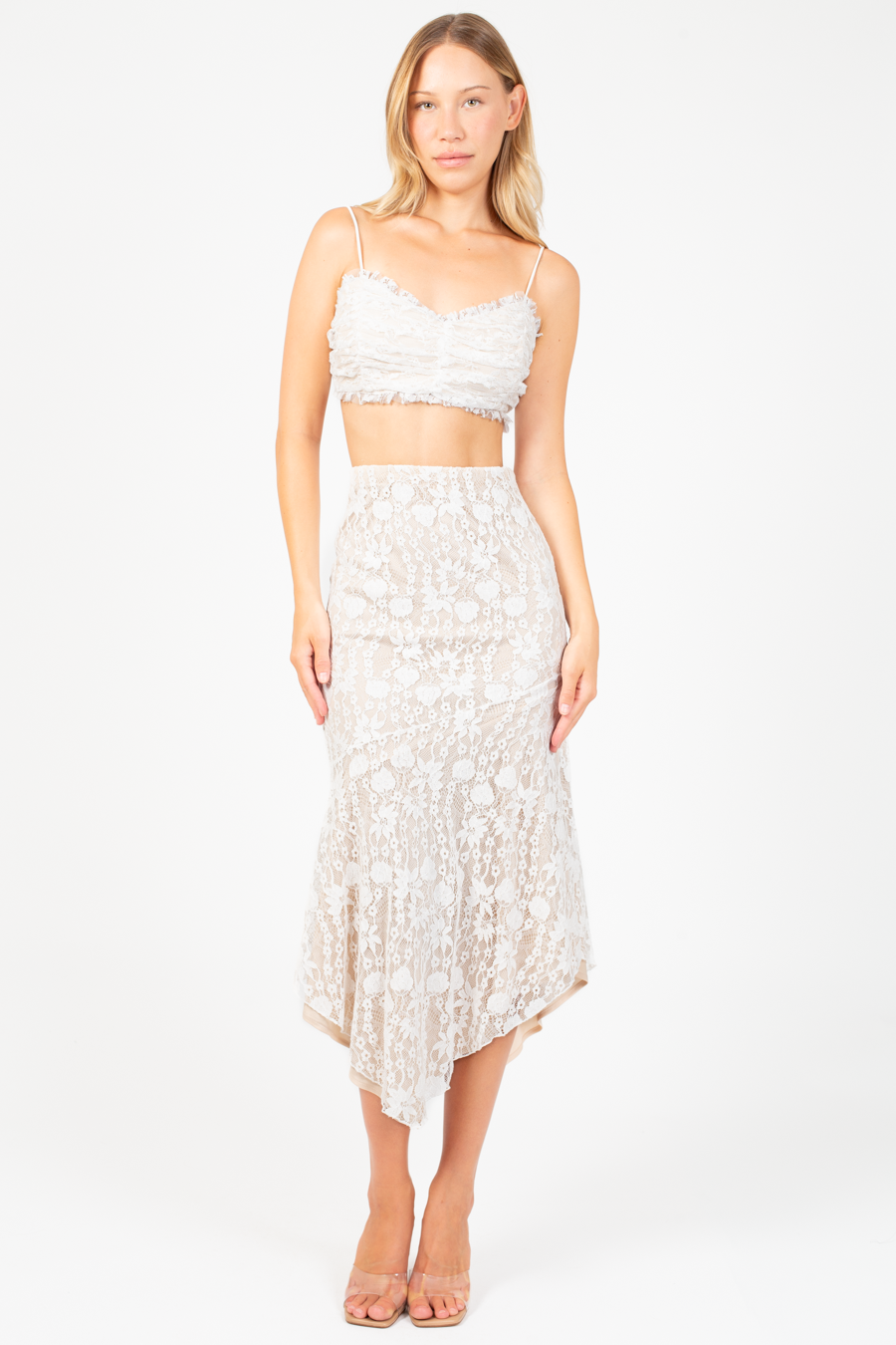 Liora Lace Midi Skirt