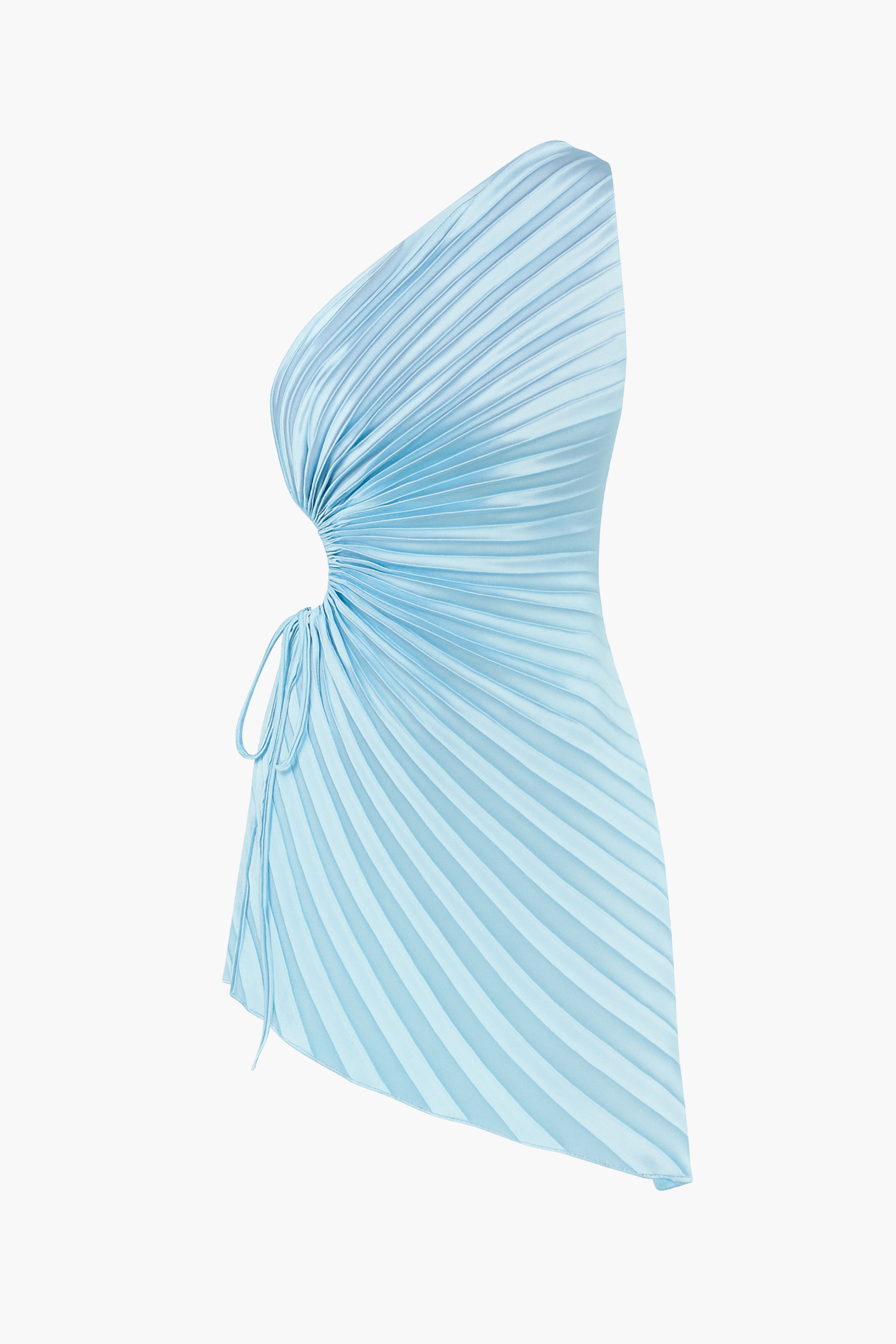 Midnights Pleated Hi Lo Mini Dress