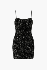 Nina Velvet Sequin Mini Dress