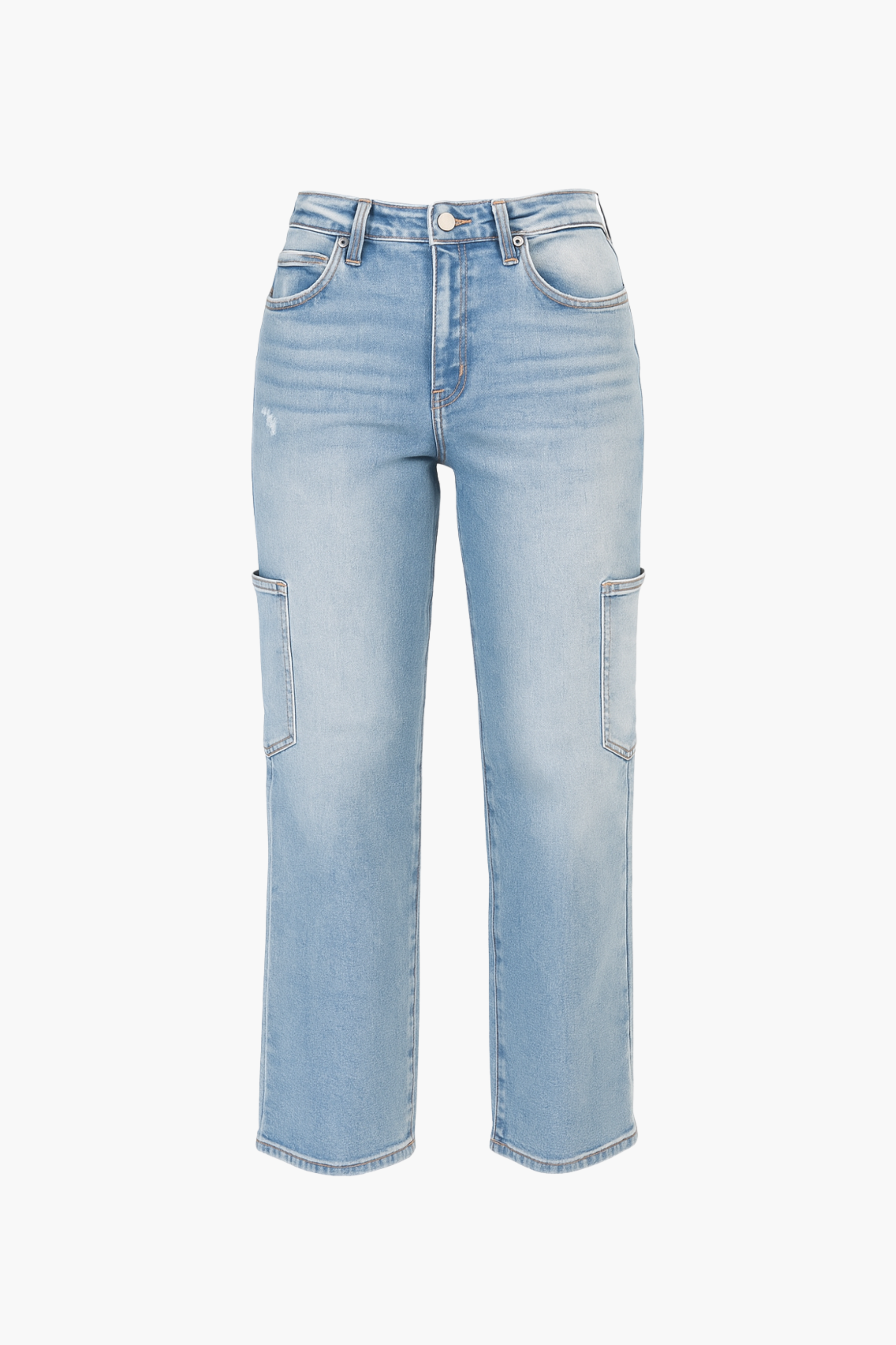 Just Black Denim Cargo Straight Leg Jeans