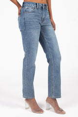 Just Black Denim Clean Stretch Straight Jeans