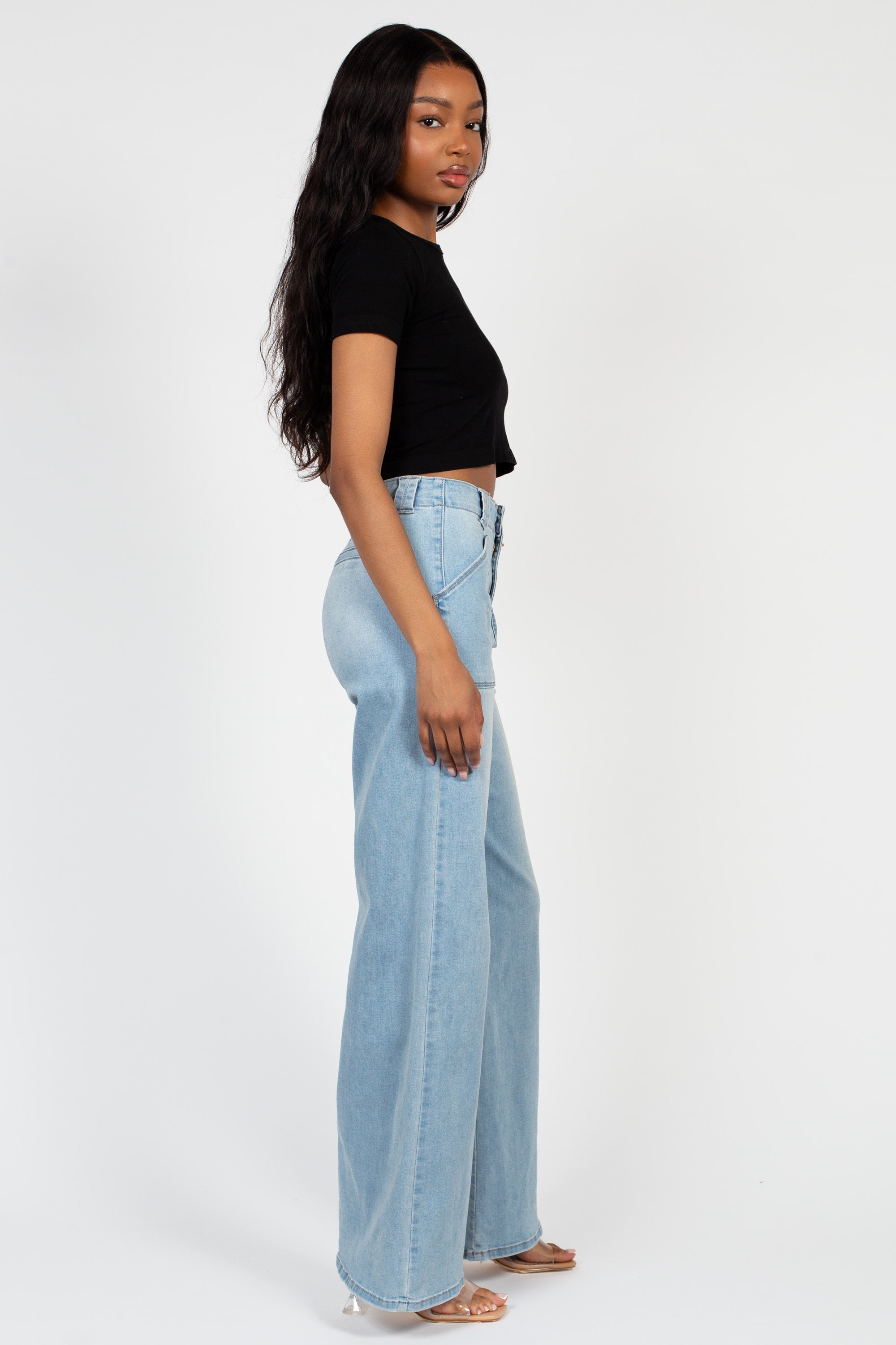 Just Black Denim Flare Jeans