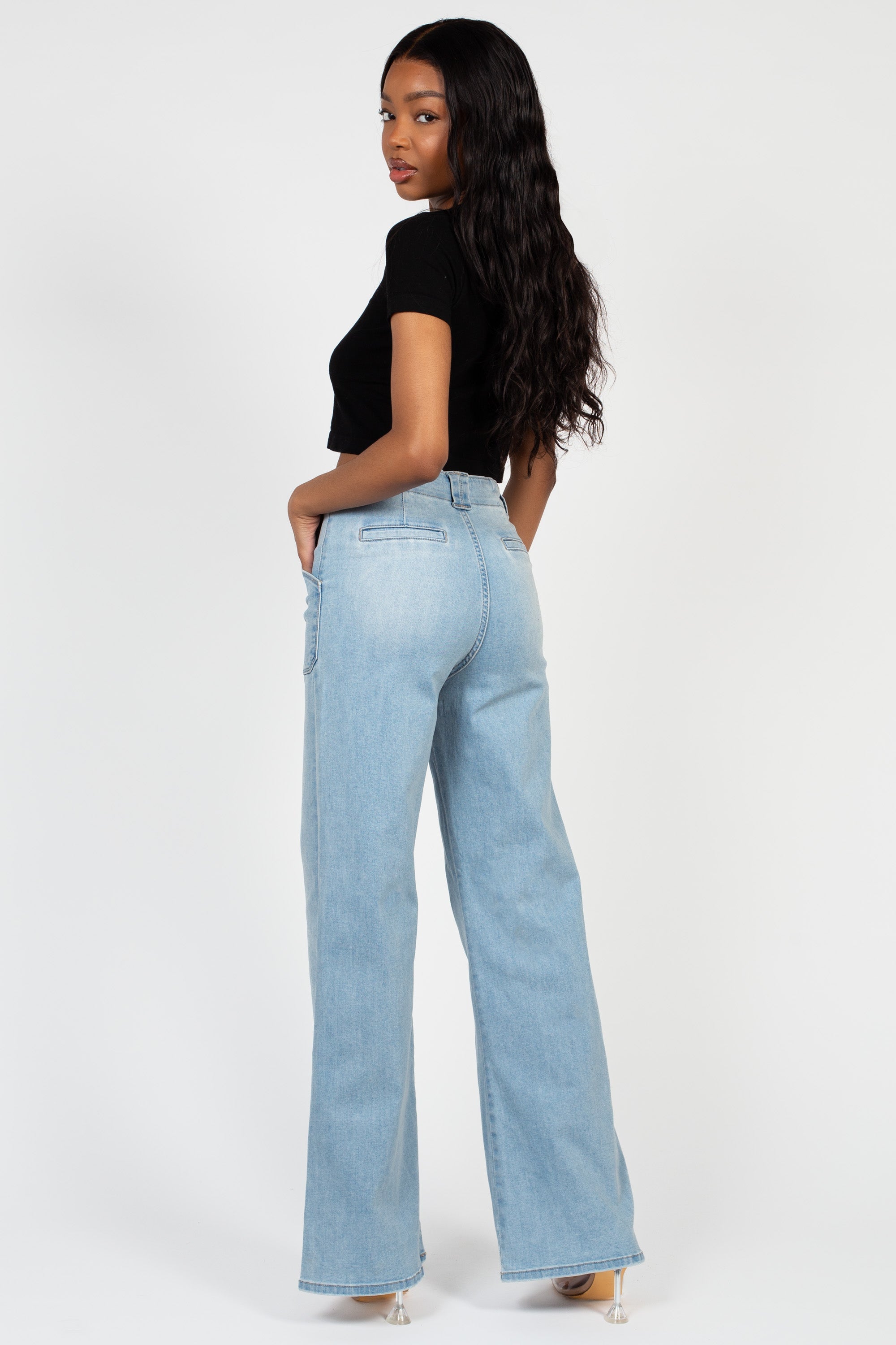 Just Black Denim Flare Jeans