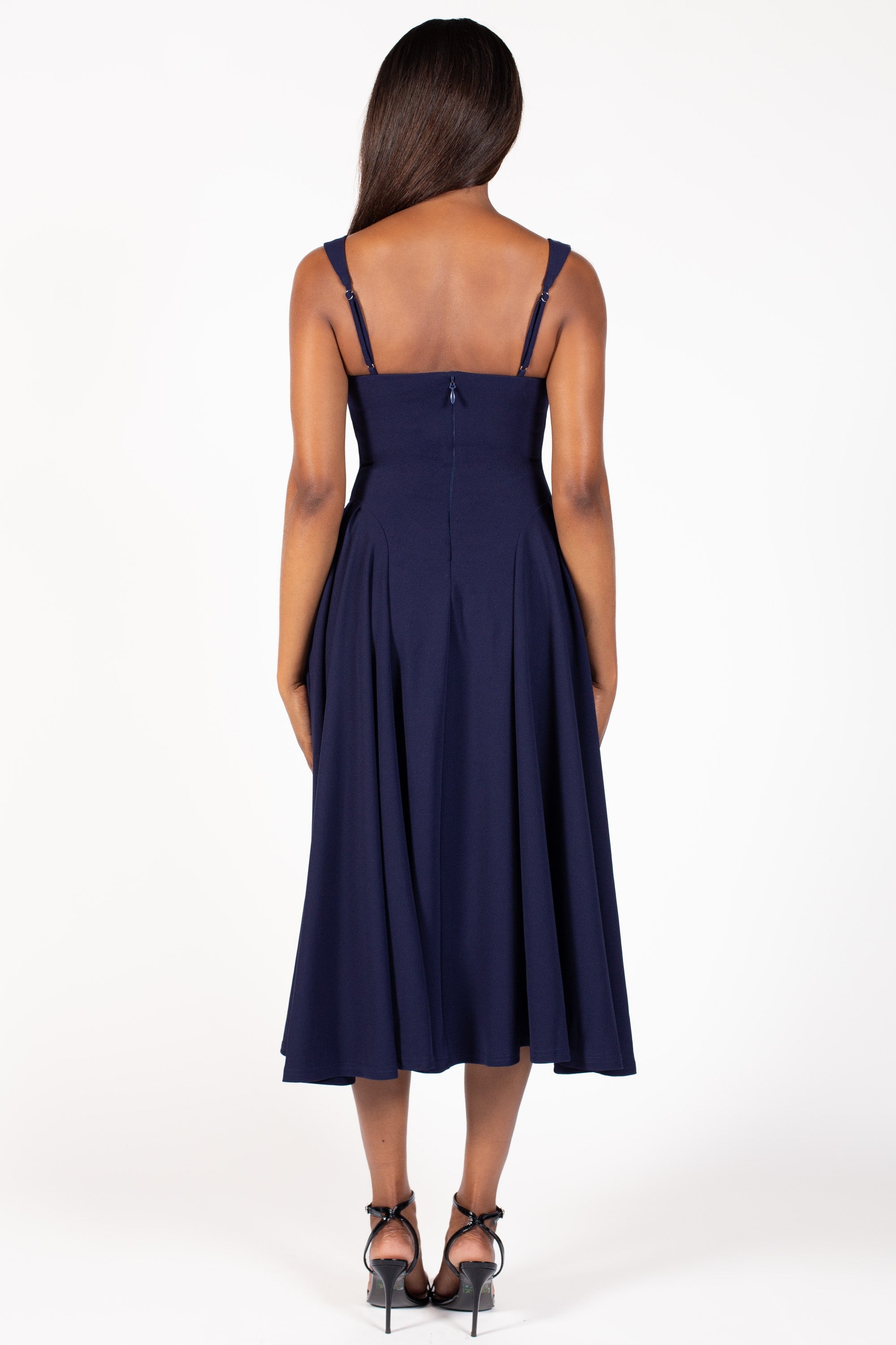 Thessaly Pleated Midi Dress