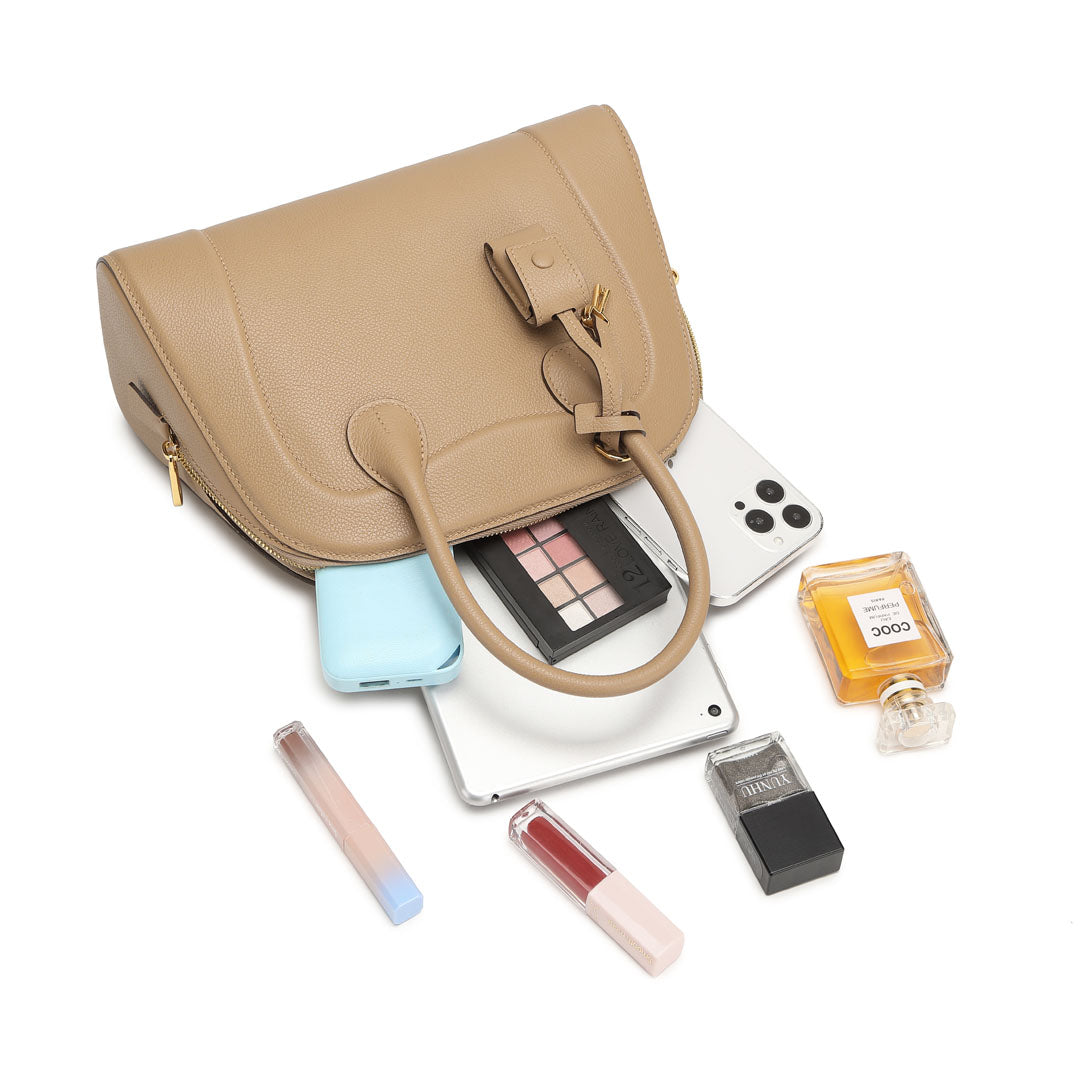 Handmade Leather Shell Tote Bags
