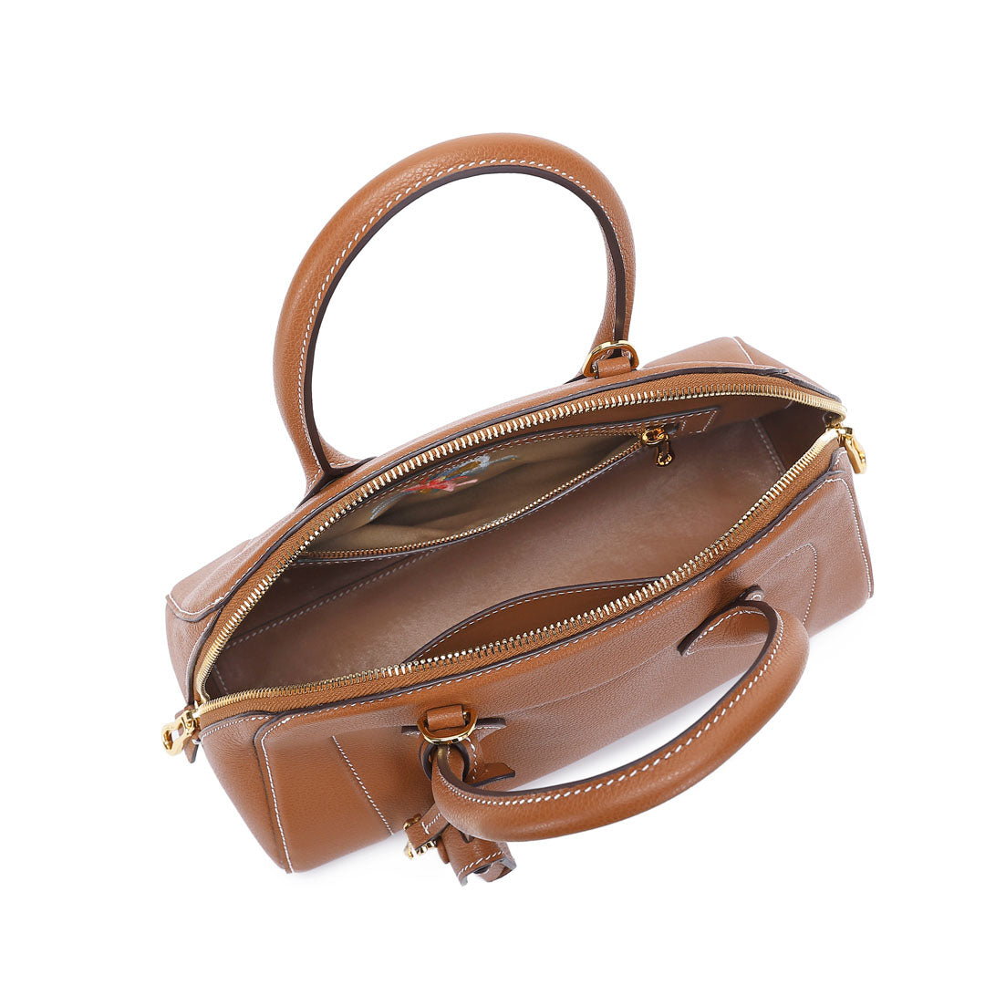 Handmade Leather Shell Tote Bags