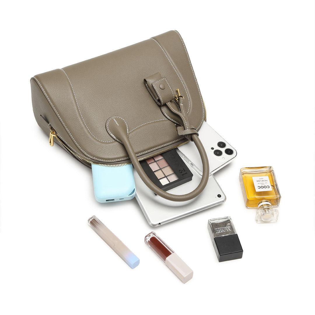 Handmade Leather Shell Tote Bags