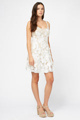 Forever Floral Embellished Mini Dress