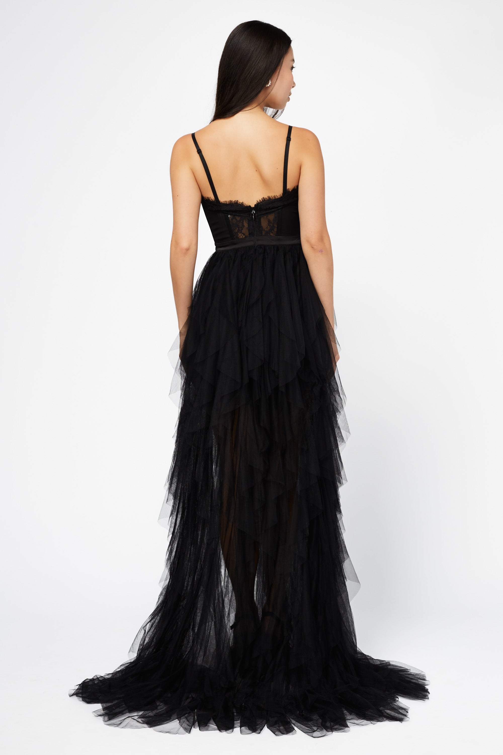 Miley Tulle Lace Maxi Dress