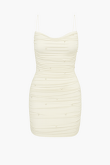 Remi Pearl Embellished Mini Dress