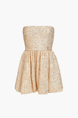Luxe Sequin Bubble Mini Dress