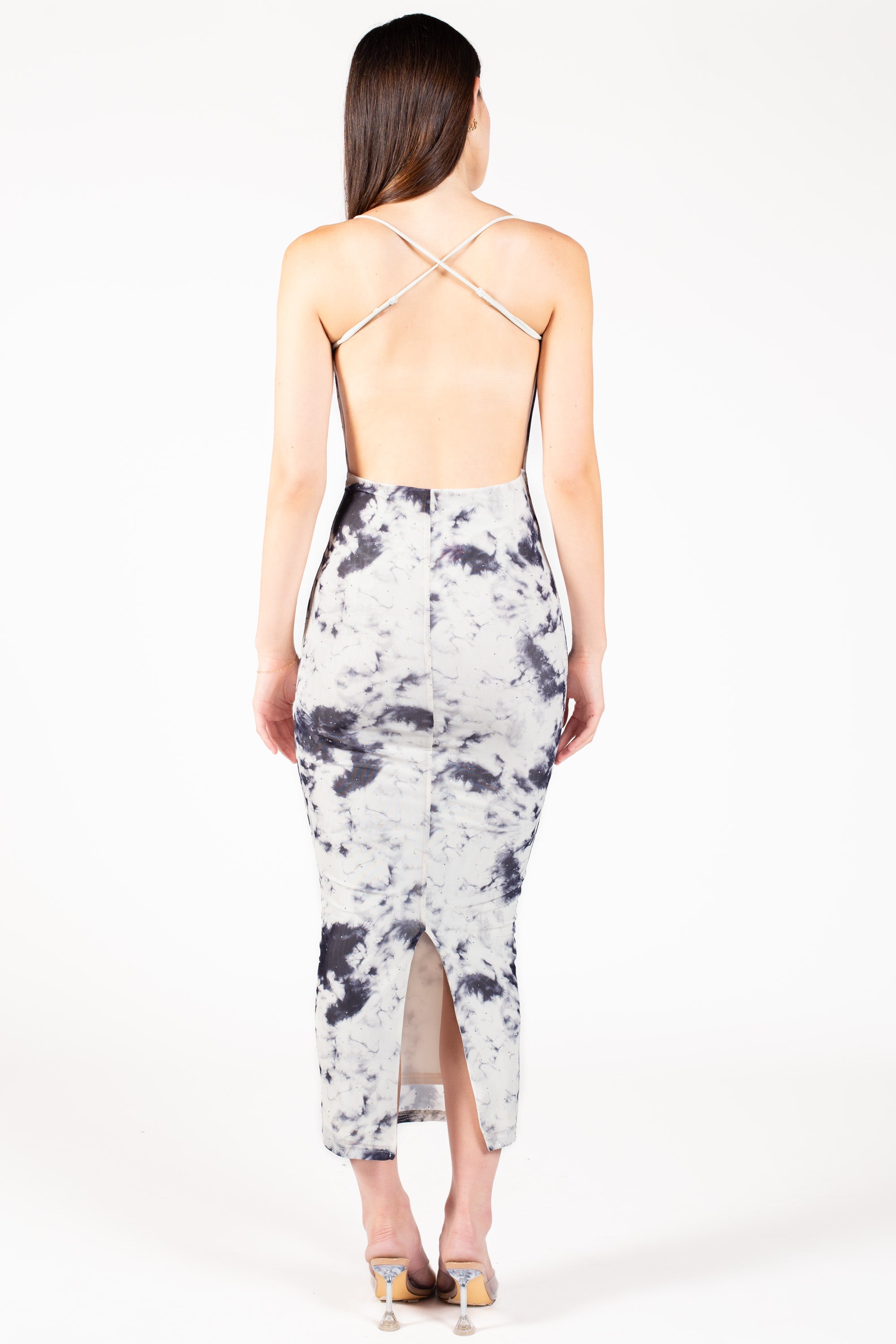 Serenelle Printed Midi Dress