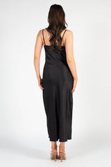 Jillian Side Slit Midi Dress