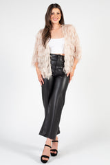 Haus Shaggy Open Jacket