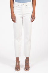 Just USA Hem Detail Straight Jeans