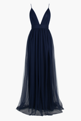 Sandy Tulle Maxi Dress