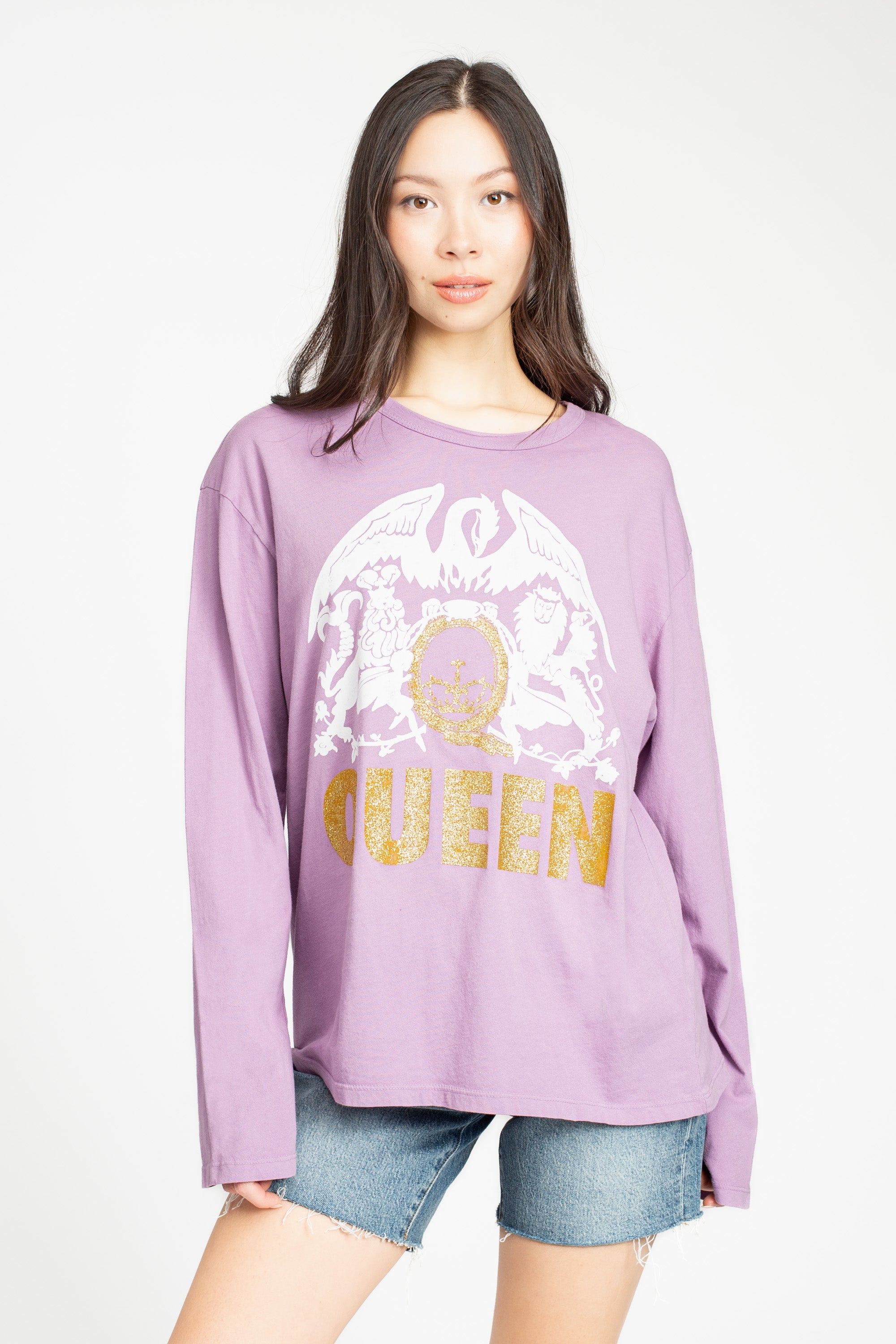 Queen Glitter Crest Longsleeve